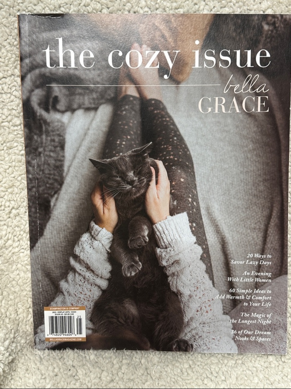 Bella Grace Special COSY Issue  Softcover Magazine.  2022. Like New!